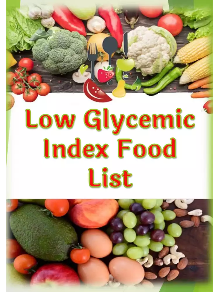 Low Glycemic Index Foods List PDF Download