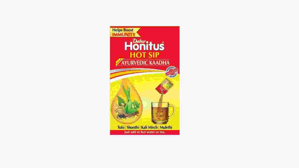 dabur honitus hot sip in hindi