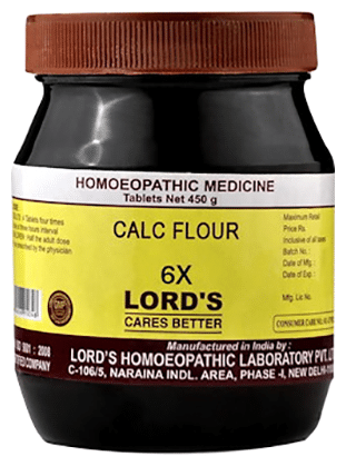 Lord's Calc Flour Biochemic Tablet 6X